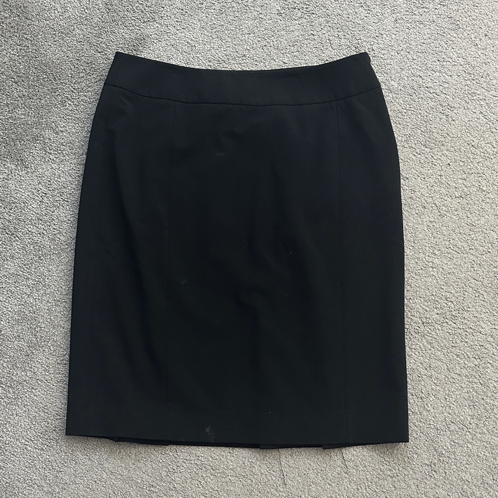 White House Black Market Elegant Black Pencil Skirt